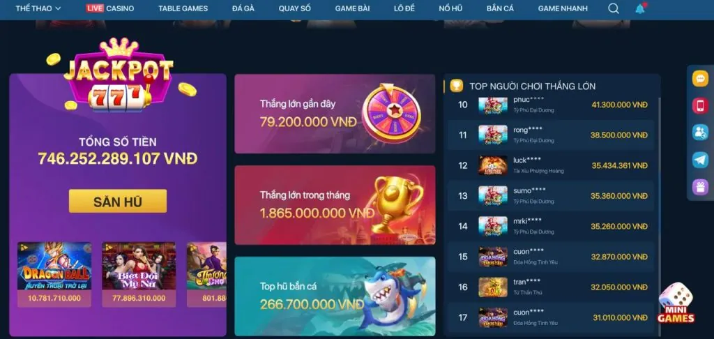 Giao Diện Game Bắn Cá Đa Dạng